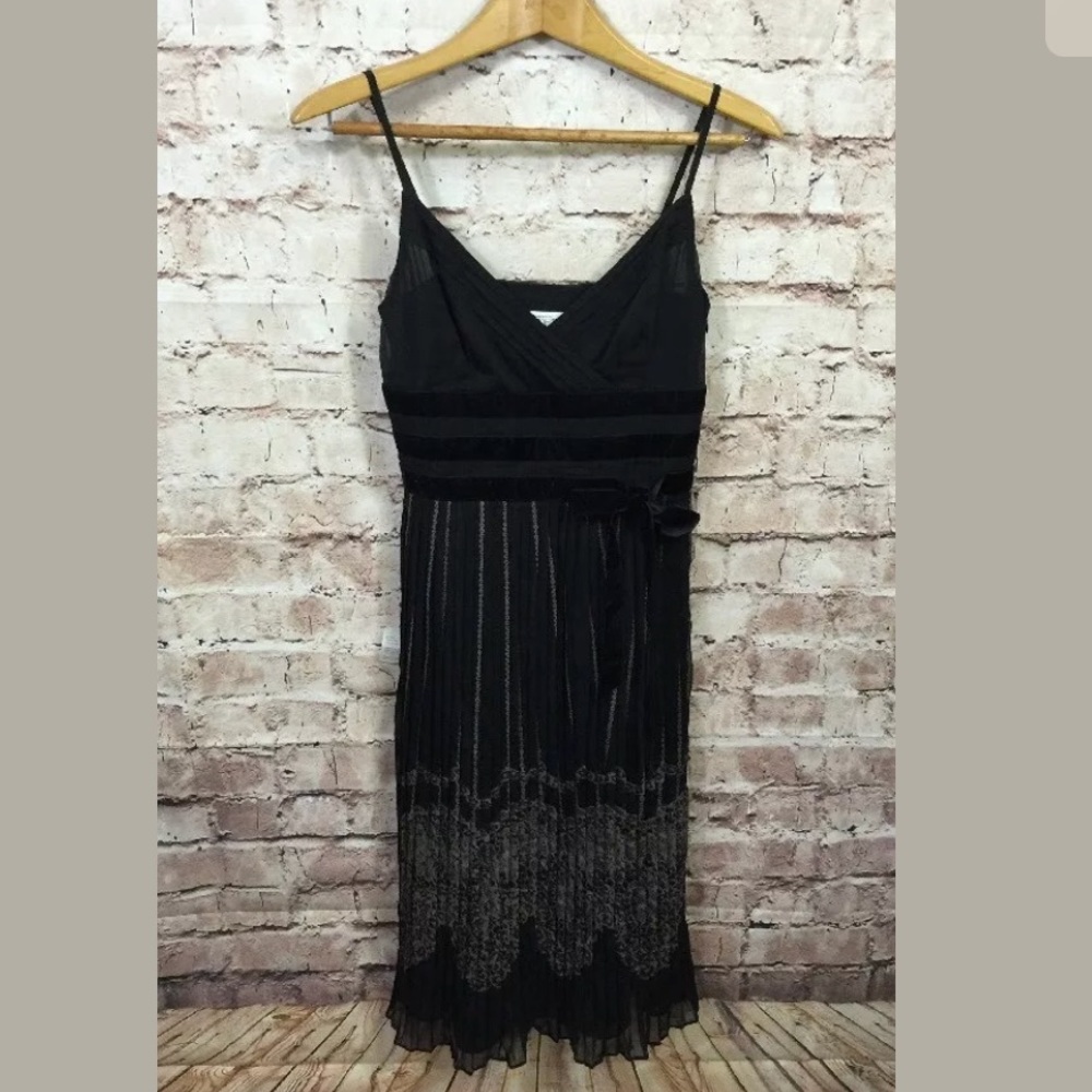 Loft 0 S XS Pleated Empire Semi Formal Dress
